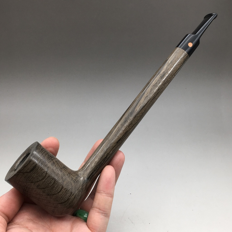 小猪烟斗 全新沼泽橡木 意大利Moretti莫雷蒂 橡木化石 2017年 24