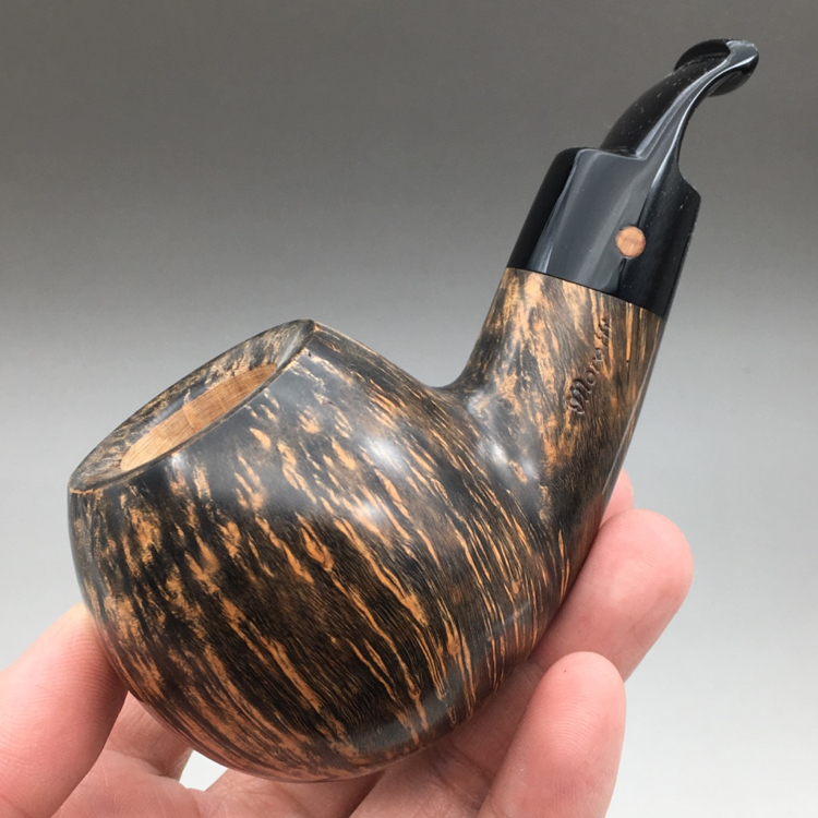 小猪烟斗 全新石楠木 意大利Moretti莫雷蒂 黑光染色 4b1 2015 25