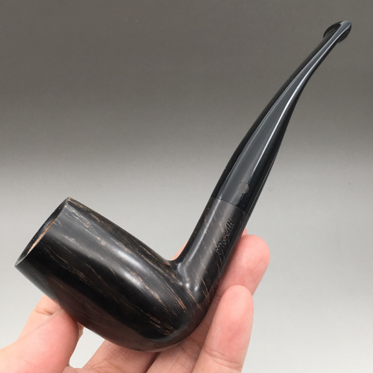 小猪烟斗 全新石楠木 意大利Moretti莫雷蒂 黑光染色 3b2 2018 25
