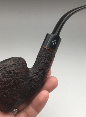 小猪烟斗 二手石楠木 英国Sasieni four dot Ruff-Root Waterloo