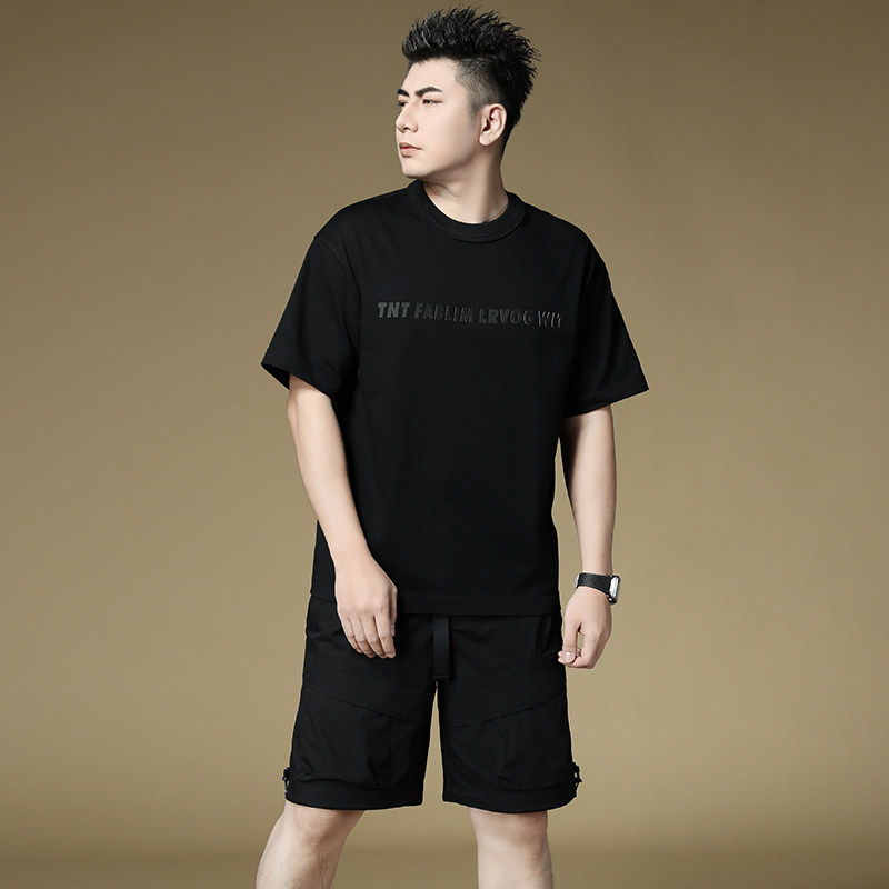 24新款男生套装春夏休闲潮流二件套短袖短裤男装DS-B310-1152P180,男装休闲套装,电商D228（原B310）