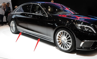 奔驰S级改装侧裙亮条车门下饰条