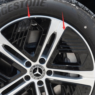 适用于奔驰EQE350EQE500轮毂盖三角盖轮毂三角饰板钢圈装饰盖板