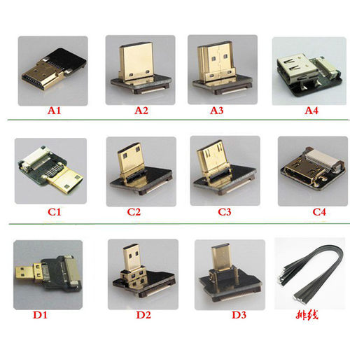 标准 Mini Micro FPC 软排线 5-80cm 航拍扁线 高清HDMI连接线