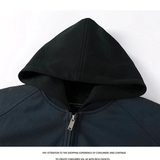 冬季假两件拼接连帽加厚夹克外套新品双色毛绒内里J97-P118，男装夹克，星座918-1