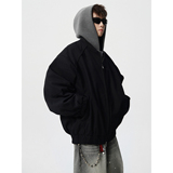 现货格雷系假两件撞色连帽卫衣宽松夹克美式外套J98-P95-控148，男装夹克，星座918-1