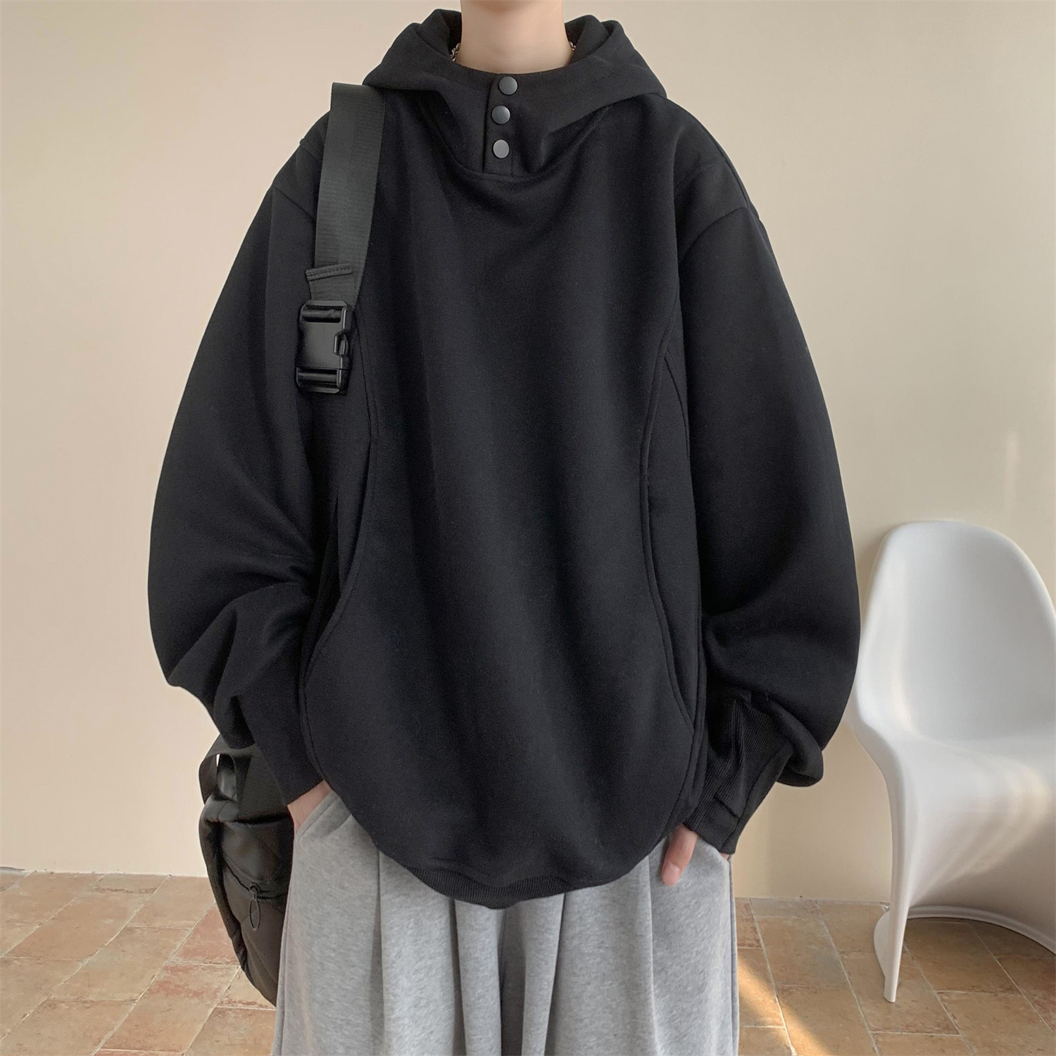 连帽卫衣加绒外套春秋W808-加绒P75-常规P65-控98-88,女装短外套,星座918-1
