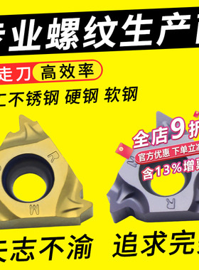 螺纹刀片16IR牙刀不锈钢挑丝刀头英制 公制钢件T型数控内螺纹刀粒
