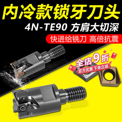 4NTE90快进给抗震锁牙式铣刀头