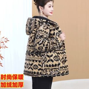 特厚连帽冬季新款加厚棉衣短款洋气家居服棉服罩衣女装工作棉袄