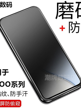 适用vivoiQOO13钢化膜蓝光iqoo10磨砂爱酷15防窥膜iQOO12手机膜neo11贴膜Neo5/iqoo11s蓝光防窥iQOONoe10Pro+