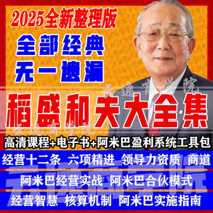 2025稻盛和夫视频全集阿米巴经营模式六项精进企业管理培训课程