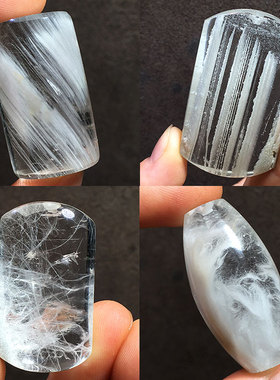 天然兔毛黄发幽灵千层顺发吊坠