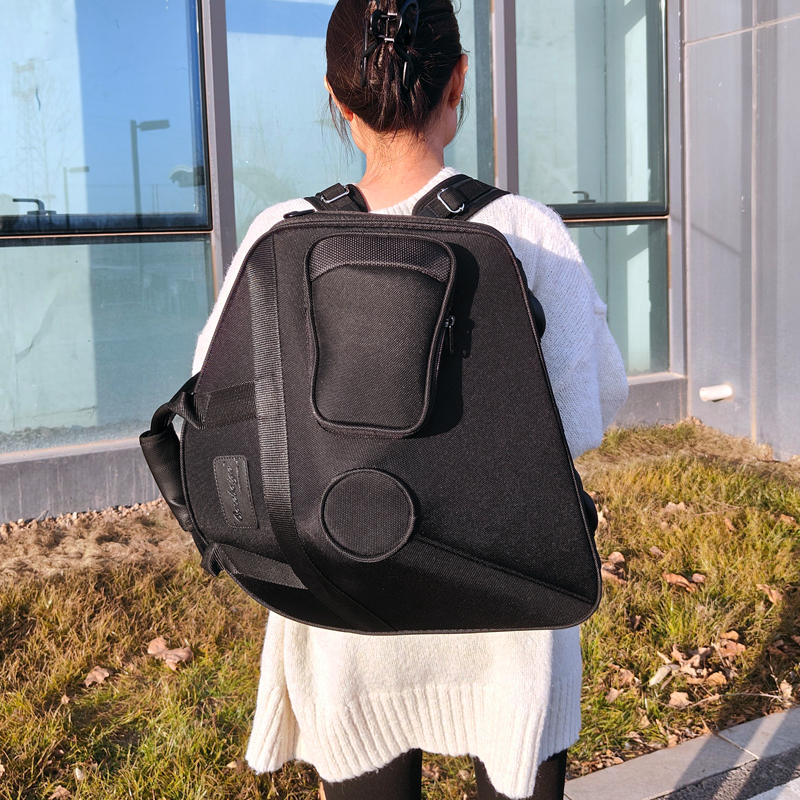 专业分体圆号包分体双肩圆号箱包