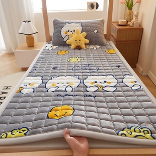 牛奶绒冬季 床垫软垫家用宿舍学生绒毯子垫被褥子单人加绒床褥垫子