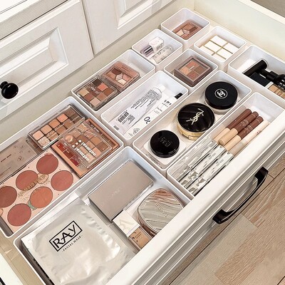 日本ABS抽屉餐具分格收纳盒