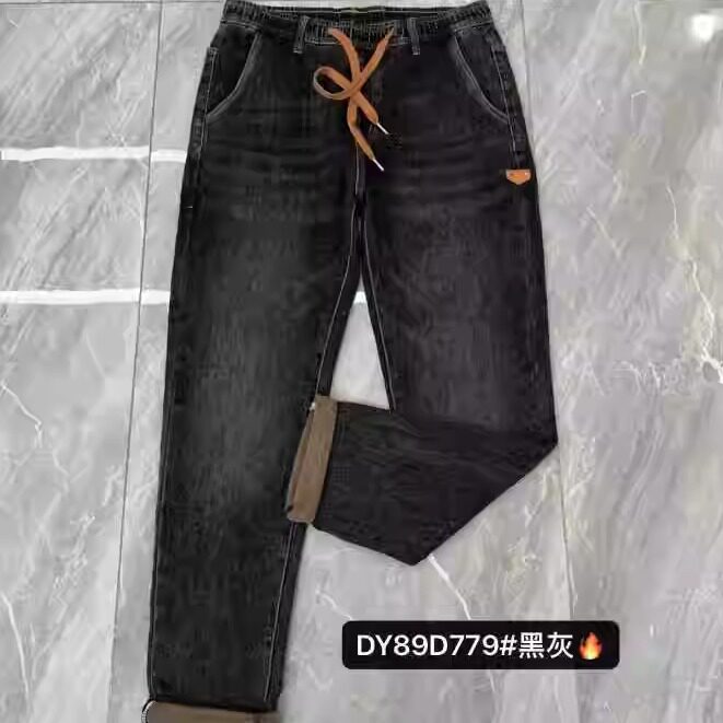 DY89D779360斤弹力松紧腰牛仔裤