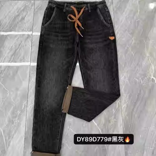 DY89D779360斤弹力松紧腰牛仔裤
