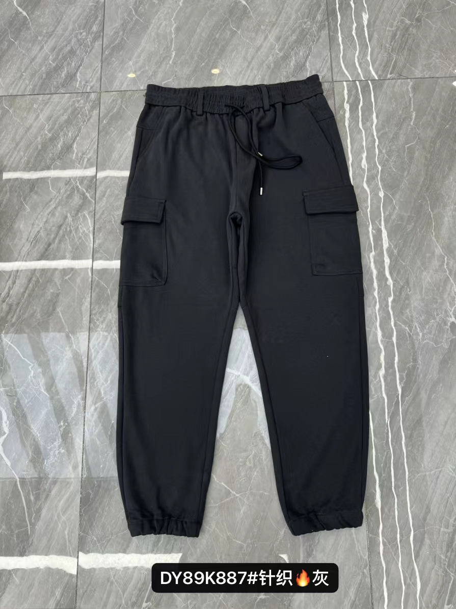 达依空间加肥加大春秋弹力运动工装裤特大码男士针织工装裤89K887