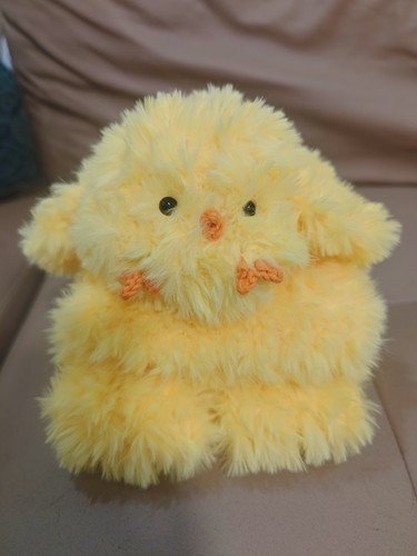 手工钩织卷毛小鸡儿童成人毛绒小玩偶围巾送女朋友圣诞皮草成品