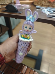 手工钩织jojo人偶宝宝巴士点读笔笔套保护套可爱迪士尼星黛露成品