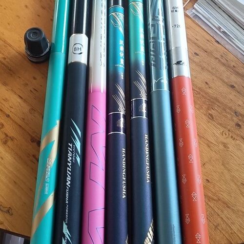 库存微瑕疵鱼竿长节台钓竿19调8h手竿超轻硬钓鱼竿黑坑水库鲢鳙竿