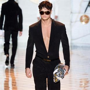 潮流连体裤 个性 宽松英伦青年连体 走秀款 春夏欧美潮男百搭连体裤