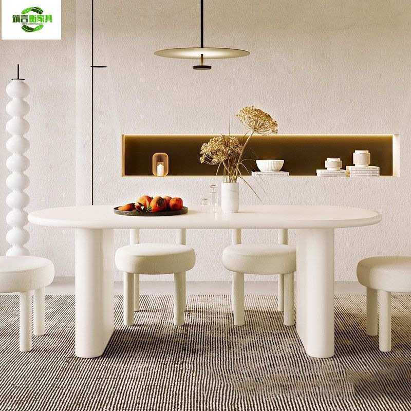 北欧奶油风实木餐桌小户型家用餐厅吃饭桌子现代简约椭圆形饭桌,玩具/童车/益智/积木/模型,毛绒/玩偶/公仔/布艺类玩具,淘宝优惠券,粉丝福利购,淘宝优惠卷