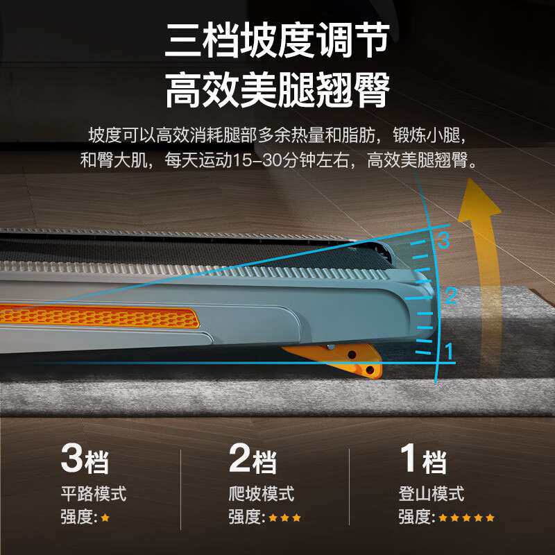 易跑YPOO跑步机家用坡度全折叠走步机智能小型健身器材mini-walk