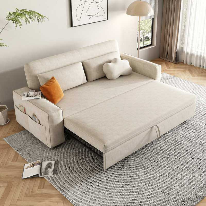 DY1908科技布沙发床折叠抽拉式客厅卧室坐卧两用多功能直排双人位,3C数码配件,USB灯,淘宝优惠券,粉丝福利购,淘宝优惠卷