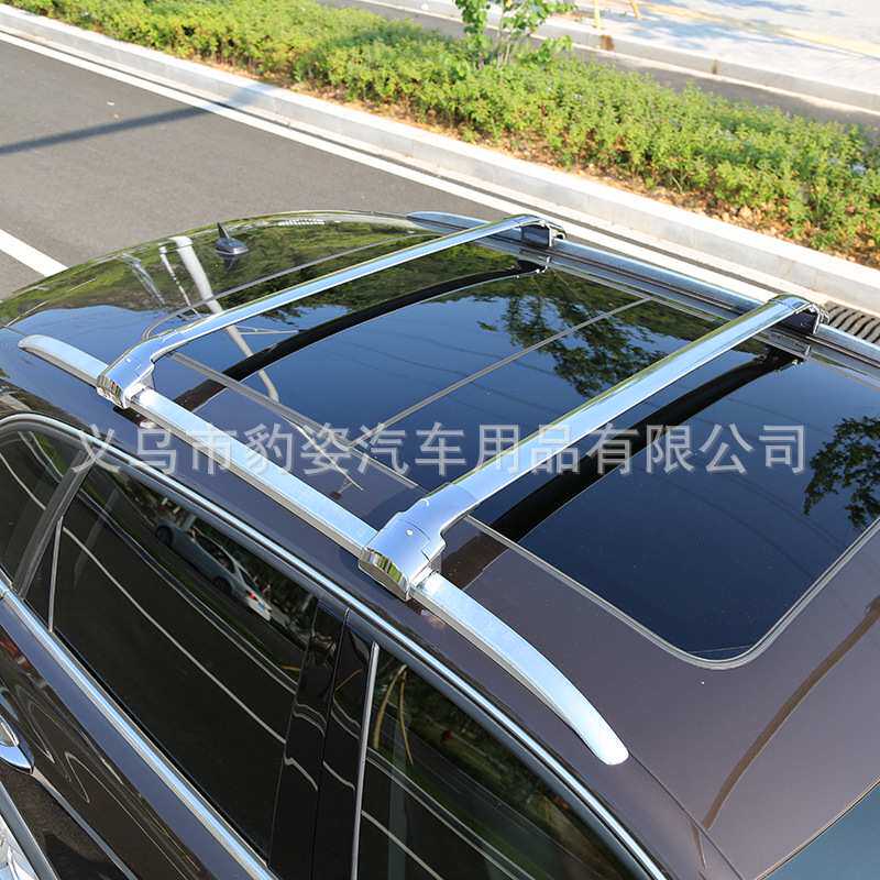 越野虎钳横杆加厚全铝合金横杆行李架越野SUV车顶横杠免打孔车架