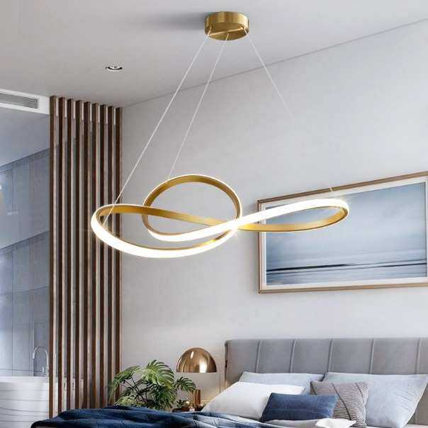 北欧客厅吊灯现代简约异形创意铝材样板间餐厅吧台卧室书房金色灯,3C数码配件,USB灯,淘宝优惠券,粉丝福利购,淘宝优惠卷