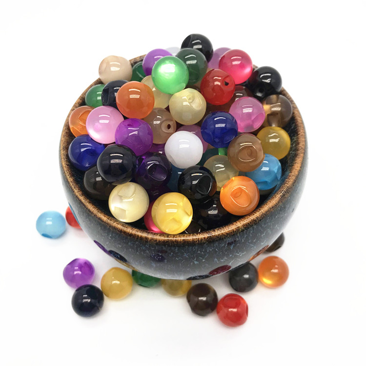 盘扣扣子旗袍唐装汉服仿玉石散珠