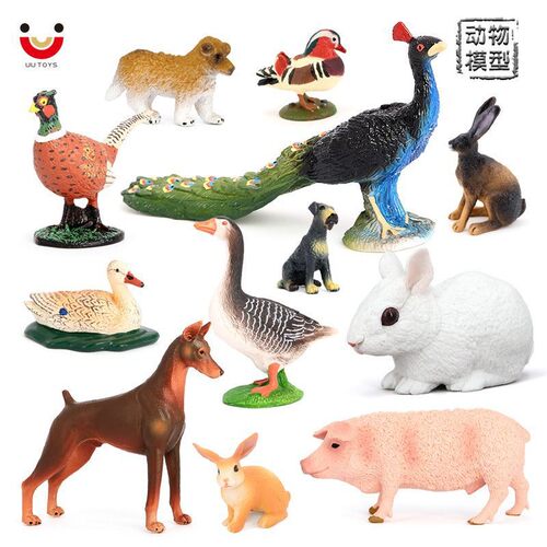 儿童仿真动物模型农场早教认知