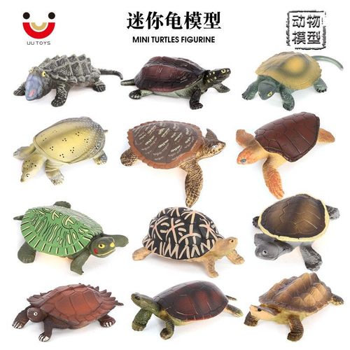 儿童仿真海洋陆地龟模型摆件
