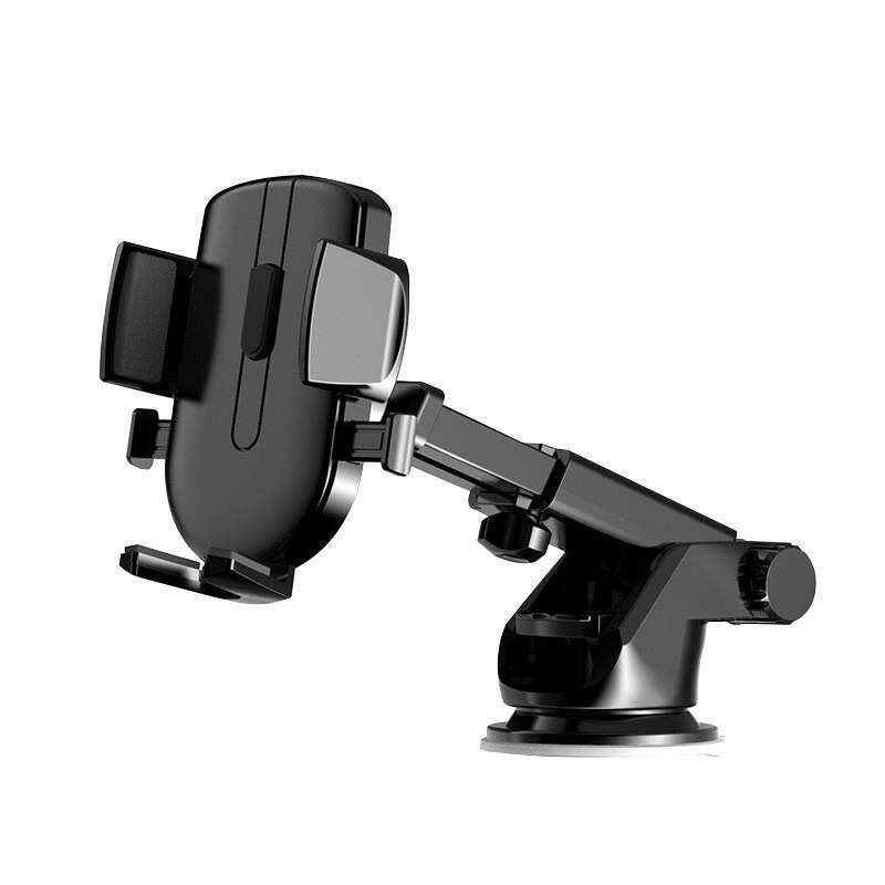车载手机支架出风口吸盘式重力感应汽车手机架长杆伸缩创意通用款