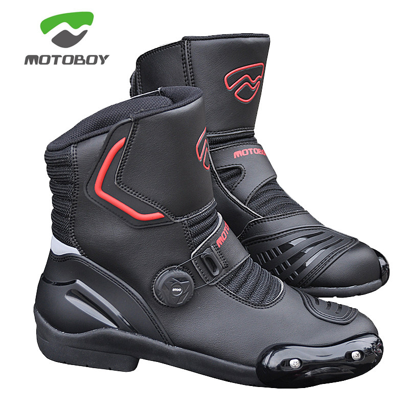 motoboy摩托车骑行鞋夏季靴子赛车鞋机车防水防摔男公路四季鞋子