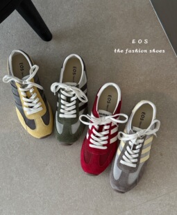 2650-10eos女鞋春夏款网面时尚新款运动鞋复古板鞋拼色阿甘休闲鞋