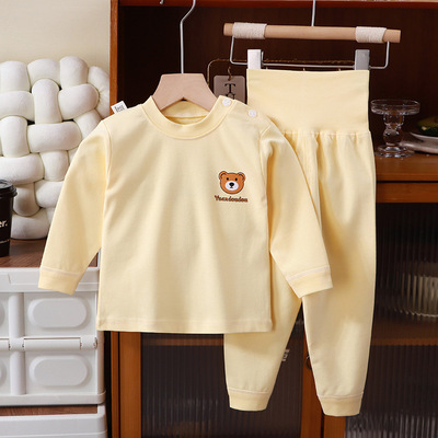 婴幼儿全棉长袖秋衣秋裤套装