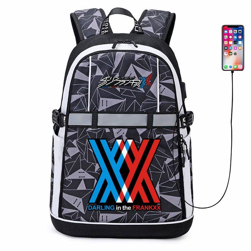 2024国家队02书包女DARLING in the FRANXX双肩包男动漫周边学生