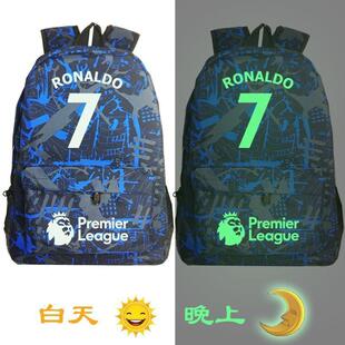 20257号C罗曼联双肩包学生书包男尤文图斯欧冠足球明星包CR7运动