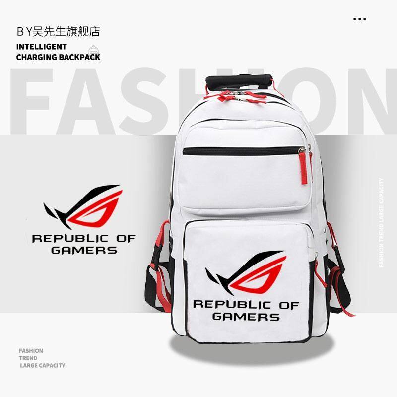 2024龙年玩家国度败家之眼背包 logo显卡吧青少年学生书包男女双