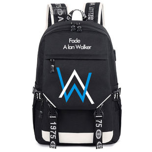 2024Alan Walker艾伦沃克faded摇滚DJ电音背包双肩包男女学生书包