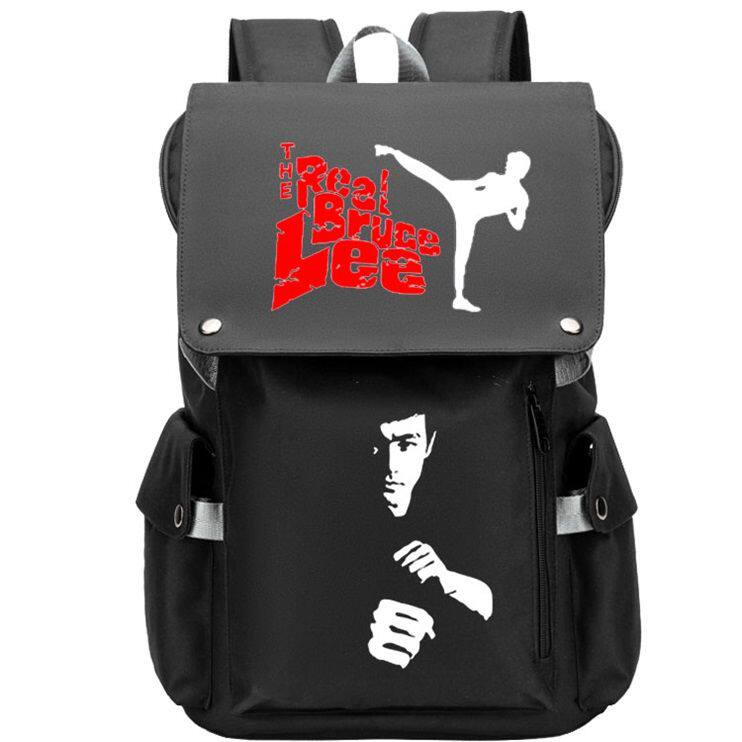 2025李小龙双肩包武术跆拳道背包武校武术定制初高中学生书包背包