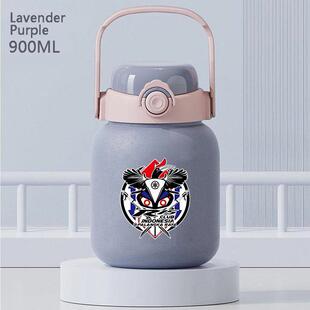 2024摩托重机车雅马哈周边新款不锈钢保温水杯一盖双饮吸管水杯大