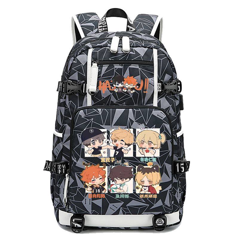 2024热卖排球少年书包男生初中小学生高颜值大容量双肩包动漫运动