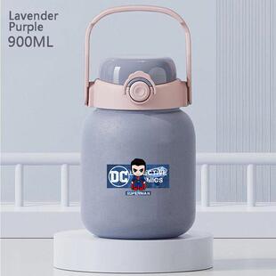 2024DC正义联盟新款周边潮流不锈钢随行保温水杯一盖双饮直饮杯大