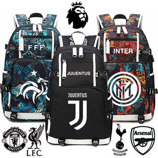 2024热卖足球书包热刺曼城巴萨阿森纳尤文图斯AC米兰夜光英超学生
