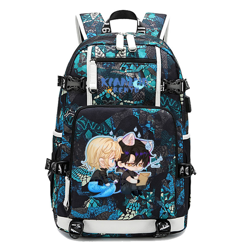 2024热卖人鱼陷落的书包周边兰波二次元男女青少年初高中中小学生
