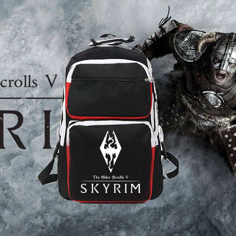 2026上古卷轴5天际游戏周边RPG老滚4湮灭书包男女学生休闲双肩背